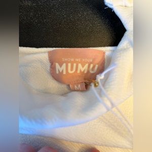 MuMu White Bodysuit w/tags